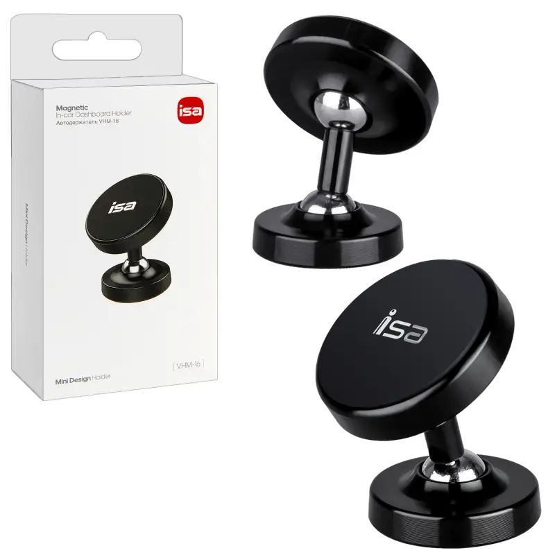 Автодержатель VHM-16 магнитный ISA (142шт/кор) Автодержатель VHM-16 магнитный ISA (142шт/кор)