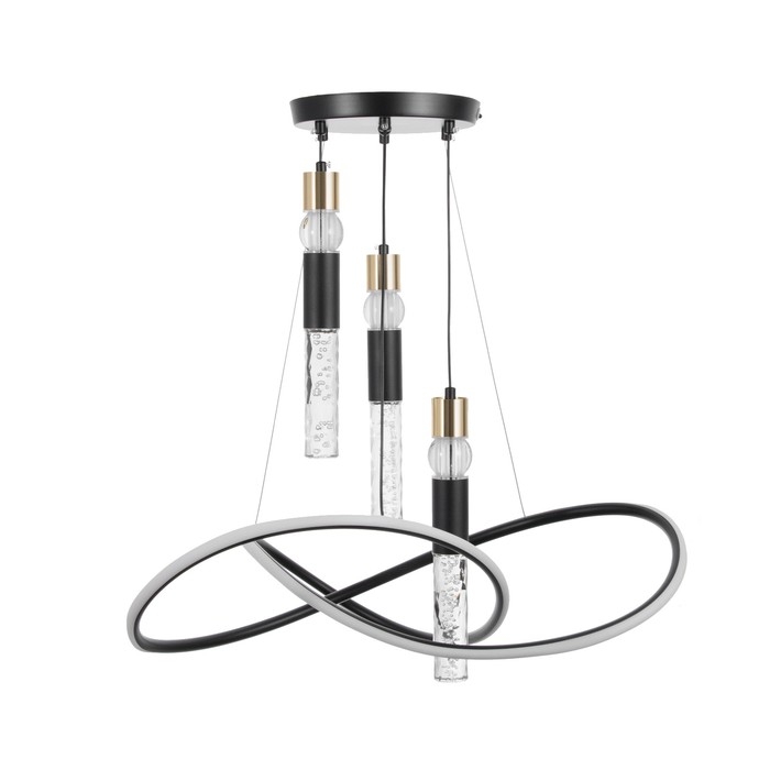 Светильник с ПДУ Светильник с ПДУ "Асанти" LED 110Вт 3000-6000К черный 53х53х100 см