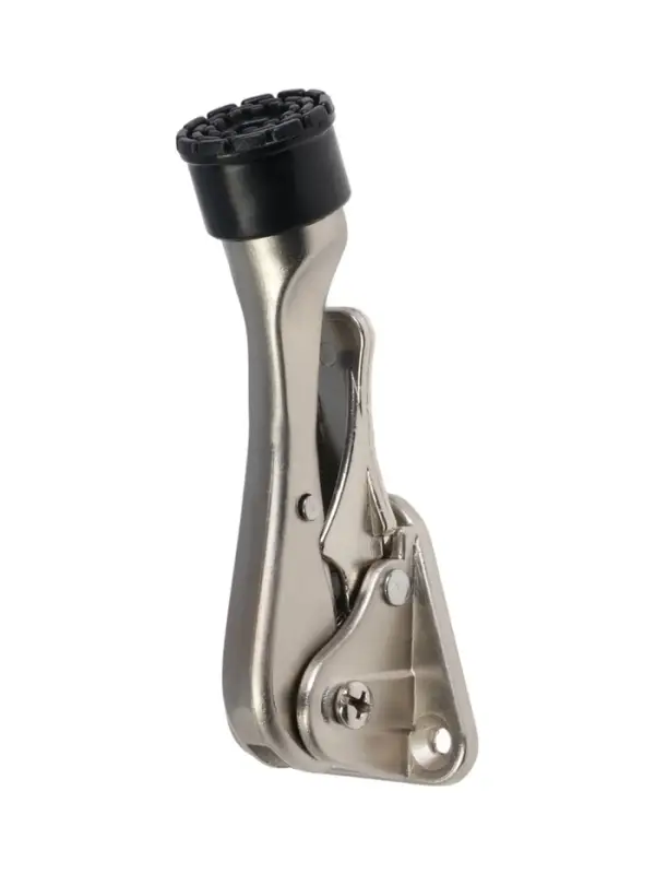 Фиксатор дверной LOCKLAND “козья ножка”, с автоподъемом, цвет хром Фиксатор дверной LOCKLAND “козья ножка”, с автоподъемом, цвет хром