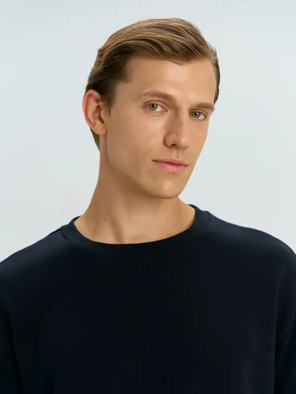 Свитшот оверсайз унисекс Omnifit, черный, размер XS/S Свитшот оверсайз унисекс Omnifit, черный, размер XS/S