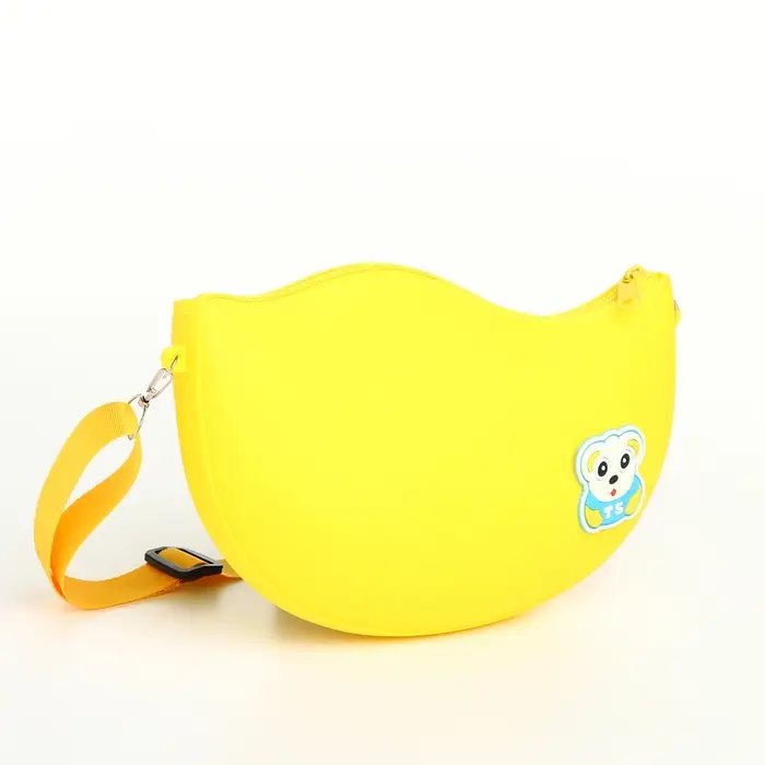 Сумка детская COLOR, для девочки, на молнии, жёлтая