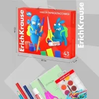 Набор первоклассника ErichKrause, 43 предмета, КЛАССНЫЙ, микс