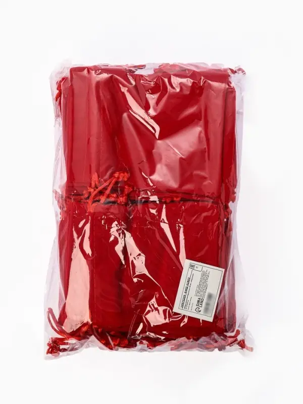 Набор мешочков бархатных 50 шт. &laquo;Классика&raquo; 9&times;12 см, красный