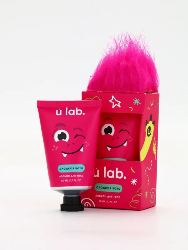 Лосьон для тела детский &laquo;Монстрики&raquo;, аромат сладкая вата, ULAB