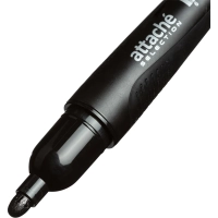 Маркер перманентный Attache Selection Pegas черный, 2-5мм