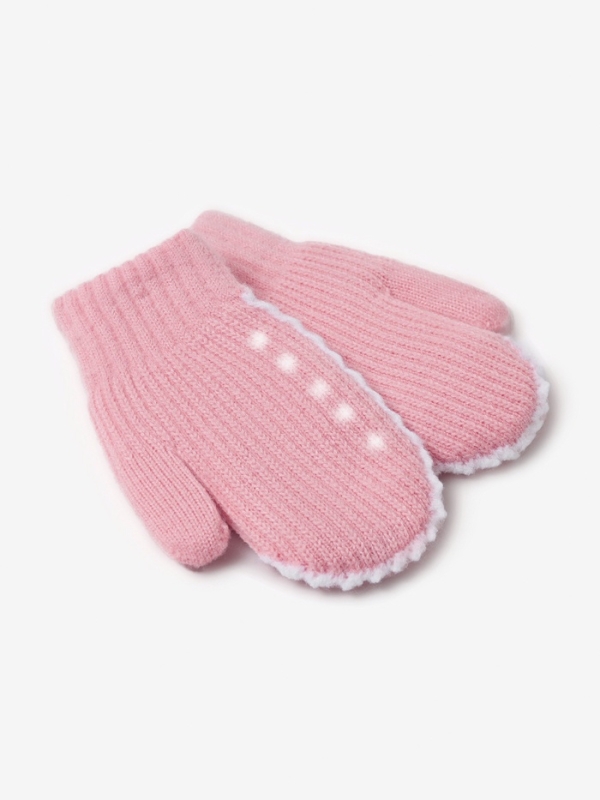 Варежки детские MINAKU, цвет розовый, 15 см