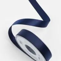 Лента атласная TEIRA, двухсторонняя, 20 мм, 25&plusmn;1 м, тёмно-синий №330