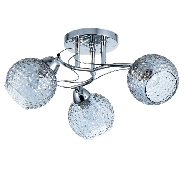 Люстра Люстра "Эрион" 3хЕ27 40Вт хром 50х50х24 см BayerLux