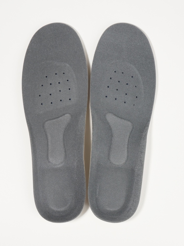 Стельки для обуви, спортивные, универсальные, амортизирующие, дышащие, р-р RU до 47 (р-р Пр-ля до 46), 29,5 см, пара, цвет серый Стельки для обуви, спортивные, универсальные, амортизирующие, дышащие, р-р RU до 47 (р-р Пр-ля до 46), 29,5 см, пара, цвет серый