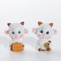 Фигурка полистоун &laquo;Бараш - кудряш с колокольчиком&raquo;, 3&times;2.5&times;4 см, МИКС