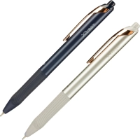 Ручка шариковая автомат. Deli EQ88-BL,син,игол.нак,0,7мм,пониж.вязк,2цв .сс