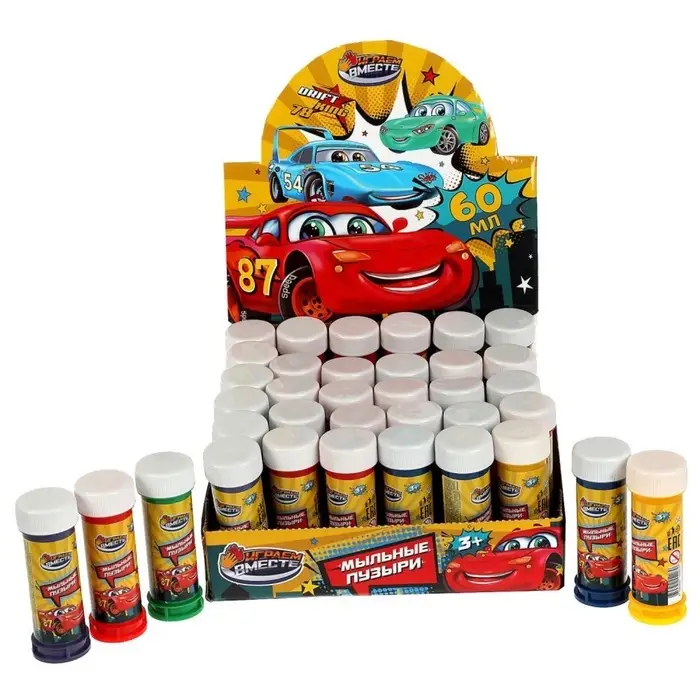 Мыльные &laquo;Играем вместе. Пузыри машинки&raquo;, 60 мл
