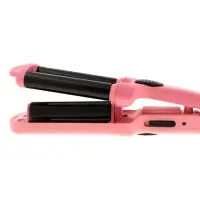 Плойка Luazon LW-20, 35 Вт, керамическое покрытие, d=12 мм, 180&deg;С, розовая