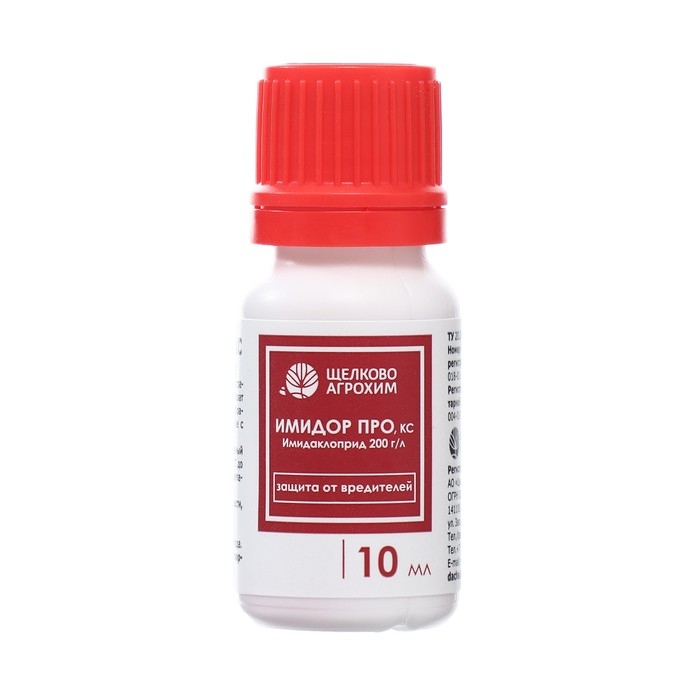 Средство от вредителей на картофеле  Средство от вредителей на картофеле "Имидор - Клубнерост", флакон, 10 мл
