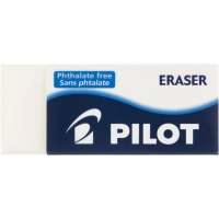Ластик PILOT EE101 винил, карт.держатель, белый, Япония, 42х19х12мм EE101