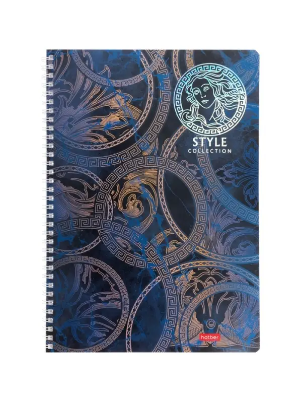 Тетрадь А4 96л кл Hatber Тетрадь А4 96л кл Hatber "От Кутюр. Выпуск №2", на гребне, многоур перф, 3D фольг 2В МИКС