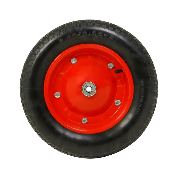 Колесо пневматическое, d = 360 мм, ступица: диаметр 16 мм, длина 90 мм Колесо пневматическое, d = 360 мм, ступица: диаметр 16 мм, длина 90 мм