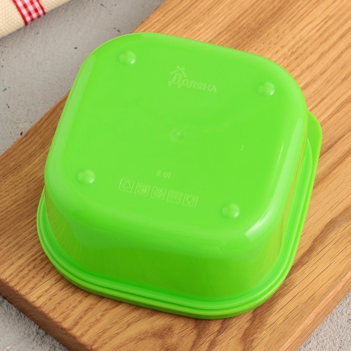 Ланч-бокс квадратный «Суть туризма», 400 мл