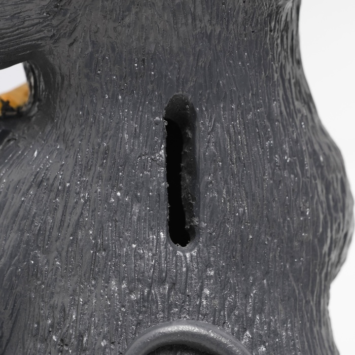 Копилка Копилка "Крыса с сыром" темно-серая, 24х16х14см