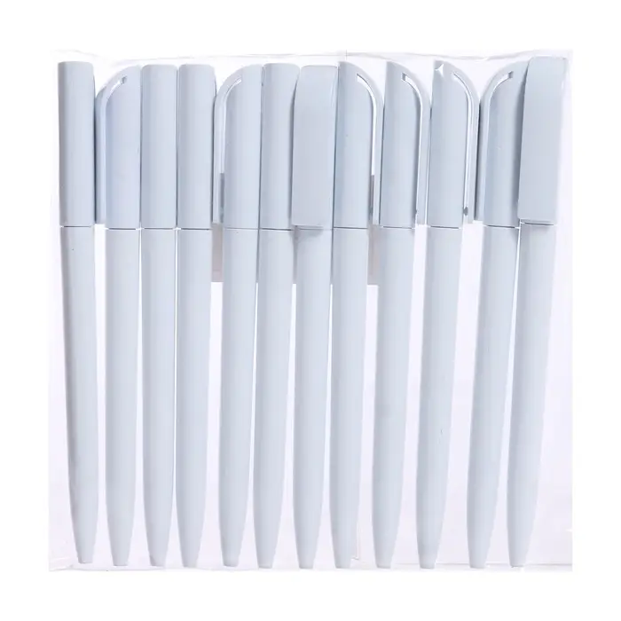 Ручка шариковая Calligrata, поворотная, синий стержень, узел 0.5 мм, белый корпус