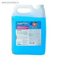 Средство для обработки бассейнов Альгицид, &laquo;Супер - Пул&raquo;, от грибков и водорослей, 5 л