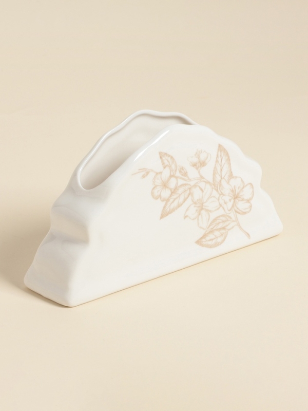 Салфетница SL Home «Аманде», 15×4×7,8 см, фарфор, белая