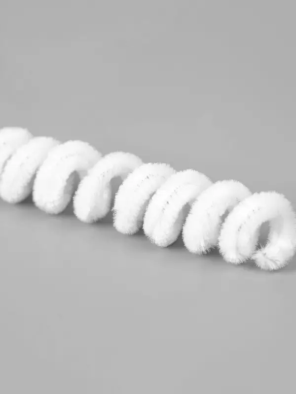 Синельная проволока, набор 90 шт, белая, 30 см