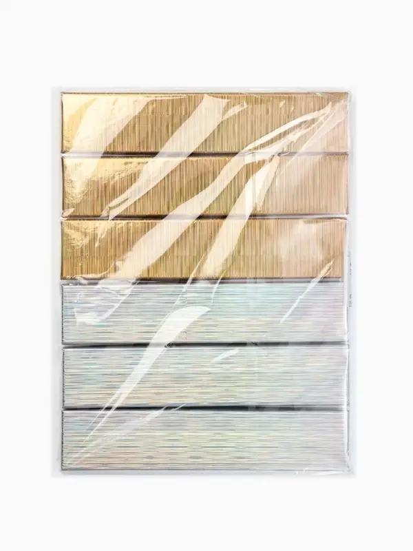 Набор подарочных коробочек 6 шт. под браслет, цепочку, часы&laquo;Голография&raquo;, 21&times;4 см, цвет МИКС