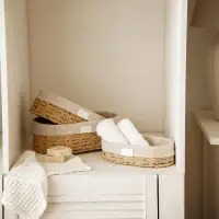 Корзины для хранения SL Home, плетёные, ручной работы, 3 шт., 26&times;16&times;7 см, 28&times;20&times;10 см, 34&times;24&times;11 см