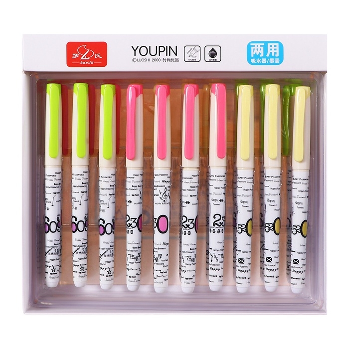 Ручка перьевая  Ручка перьевая "Перламутр", с закрытым пером, МИКС