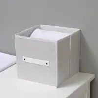 Короб стеллажный для хранения LaDо́m, 25&times;25&times;25 см, цвет серый