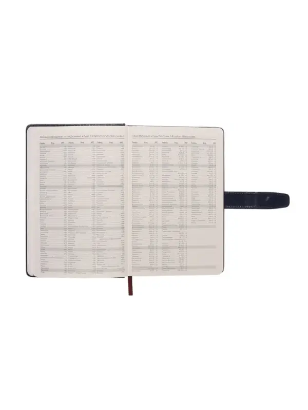 Ежедневник недатированный формат А5, с хлястиком, 128л, линия, пвх, Синий Ежедневник недатированный формат А5, с хлястиком, 128л, линия, пвх, Синий