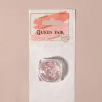 Фигурки для декора, объёмные, розовые, полупрозрачные
