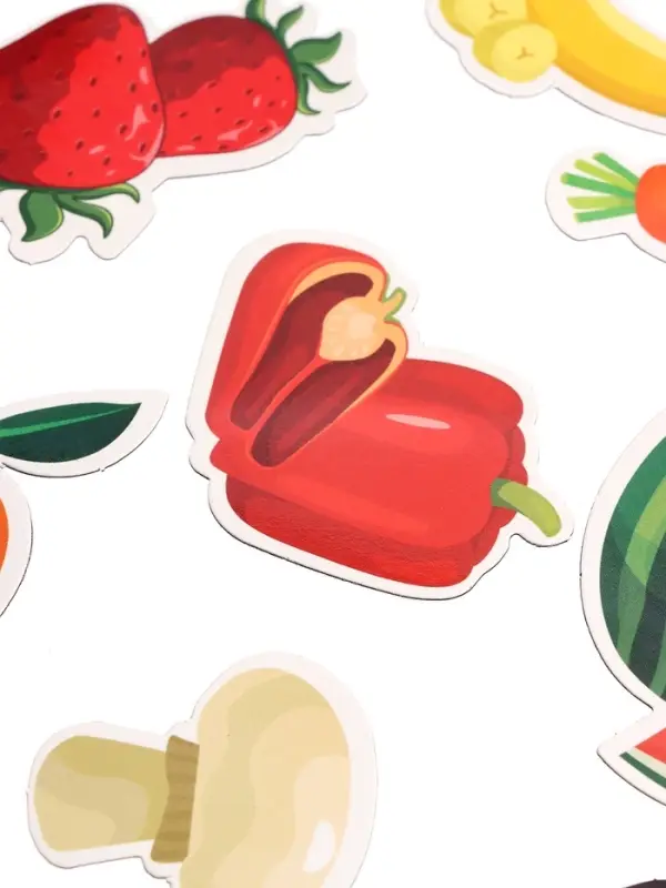 Магнитный игровой набор &laquo;Фрукты-овощи&raquo;, 41 элемент