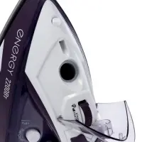 Утюг ENERGY EN-344, 2200 Вт, тефлоновое покрытие, 350 мл, подача пара до 25 г/мин, фиолетовый