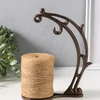 Фигурка - катушка для ниток чугун &laquo;Ветвь&raquo;, с ножницами, 16.5&times;8.5&times;23.5 см
