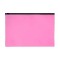 Набор папок-конверт на ZIP-молнии А4, 150 мкм, Calligrata Pastel, c черной молнией, полупрозрачные, пастель, 12 штук, микс