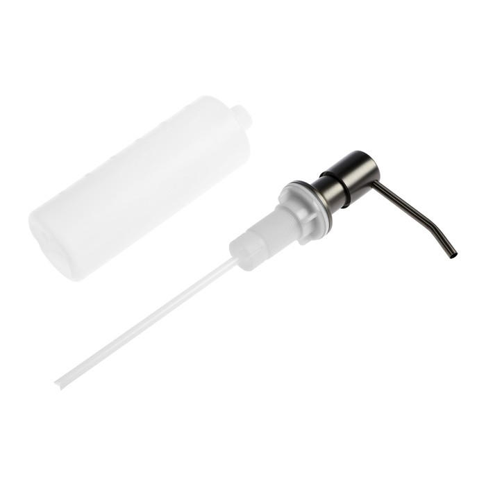 Дозатор для моющего средства ZEIN Z3615, на мойку, встраиваемый, графит Дозатор для моющего средства ZEIN Z3615, на мойку, встраиваемый, графит