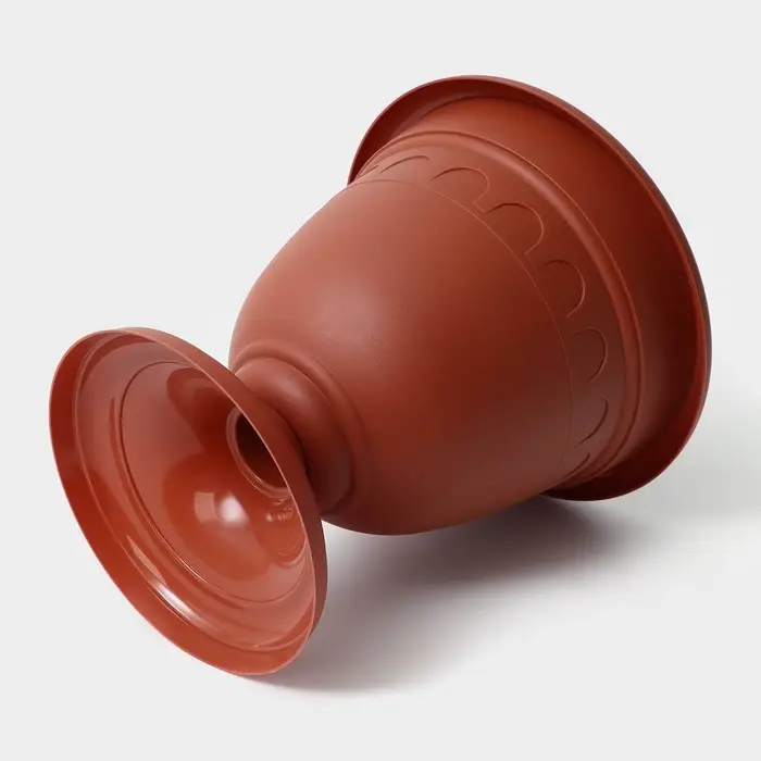 Вазон для цветов &laquo;Колывань&raquo;, 8.1 л, d=30 см, h=33 см, терракотовый