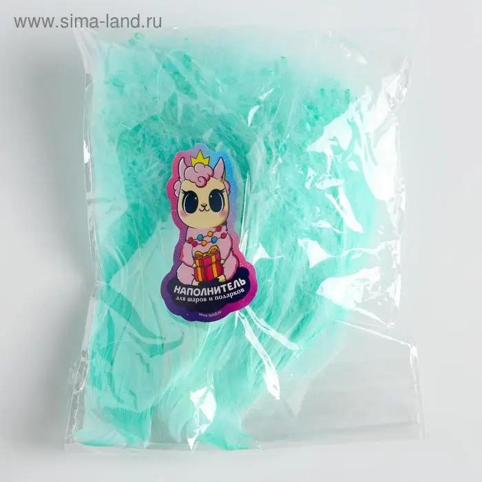 Наполнитель из перьев для шаров и подарков, упаковка, «Мечтания» , 15 х 11 см Наполнитель из перьев для шаров и подарков, упаковка, «Мечтания» , 15 х 11 см