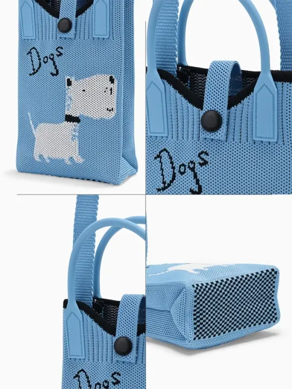 Сумка подр Пес, 12*4*17, отд на кнопке, дл ремень, голубой Сумка подр Пес, 12*4*17, отд на кнопке, дл ремень, голубой