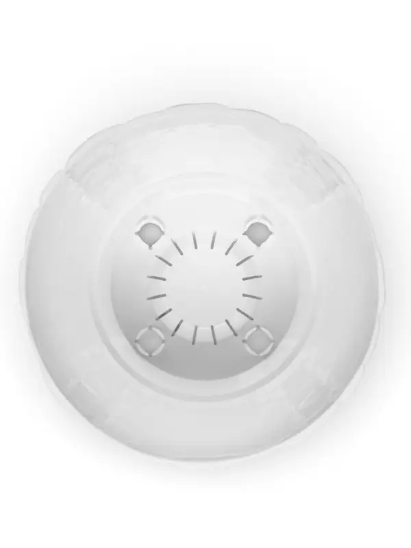 Горшок для цветов с поддоном &laquo;Камешки&raquo;, 8 л, пластиковый, белый