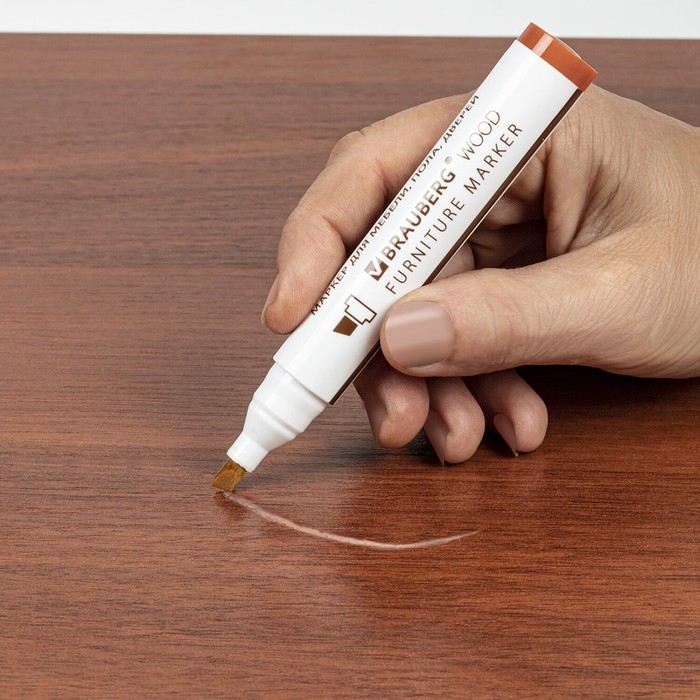 Маркеры 6цв для дерева, BRAUBERG WOOD 152203 Маркеры 6цв для дерева, BRAUBERG WOOD 152203