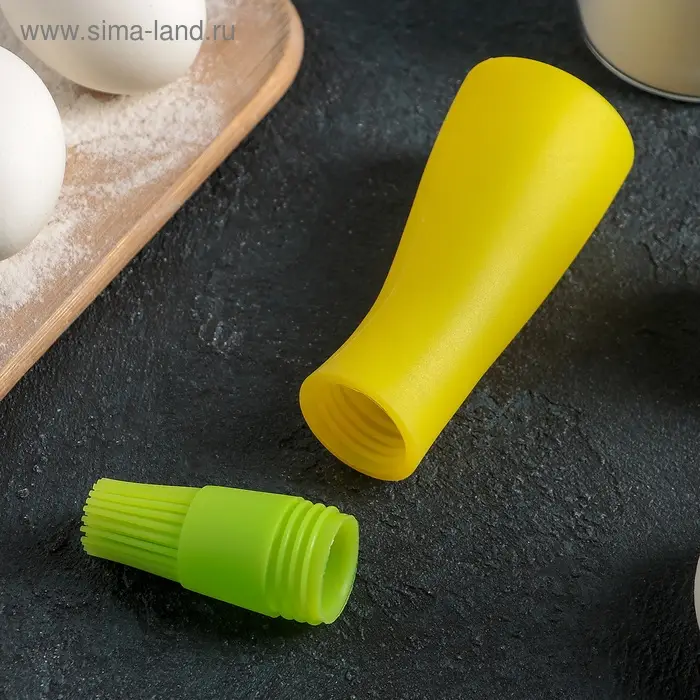 Кисть с резервуаром для масла Доляна «Самуй», силикон, 13×4,5×4,5 см, цвет МИКС Кисть с резервуаром для масла Доляна «Самуй», силикон, 13×4,5×4,5 см, цвет МИКС