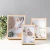 Набор фоторамок 3 шт 10х15, 13х18, 15х20 см "Бук" 2,5х11,5х16,5 2,5х14х19 2,5х16,5х21,5 см   1095517
