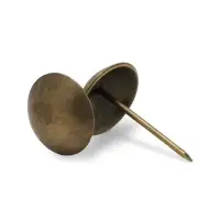 Гвозди ТУНДРА, декоративные, обивочные, 25&times;39 мм, бронза, 100 шт.