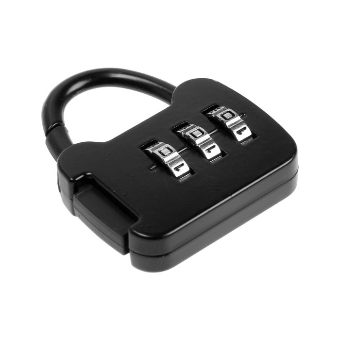 Замок навесной кодовый ТУНДРА ZK001, черный Замок навесной кодовый ТУНДРА ZK001, черный