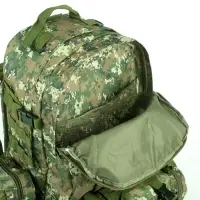 Рюкзак тактический туристический Storm tactic, 50 л, с карманами, расцветка пиксели, зелёный