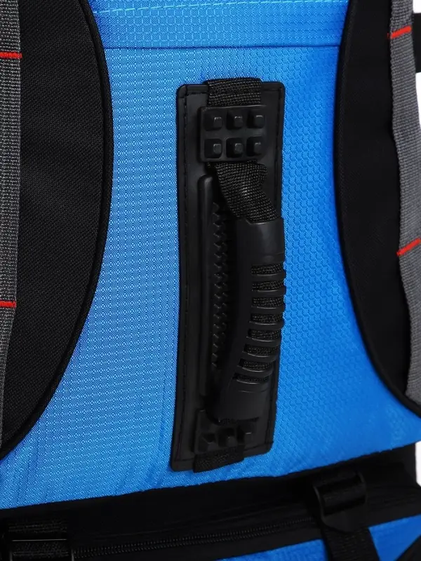 Рюкзак туристический 37 л, с увеличением, с карманами, синий