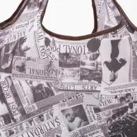 Сумка хозяйственная без застежки, 36&times;0.5&times;58 см, серая